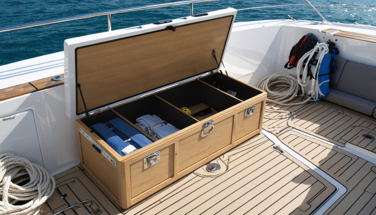 découvrez comment créer un coffre de rangement sur mesure pour votre bateau avec notre guide pratique étape par étape, pour optimiser l'espace et organiser votre matériel nautique.
