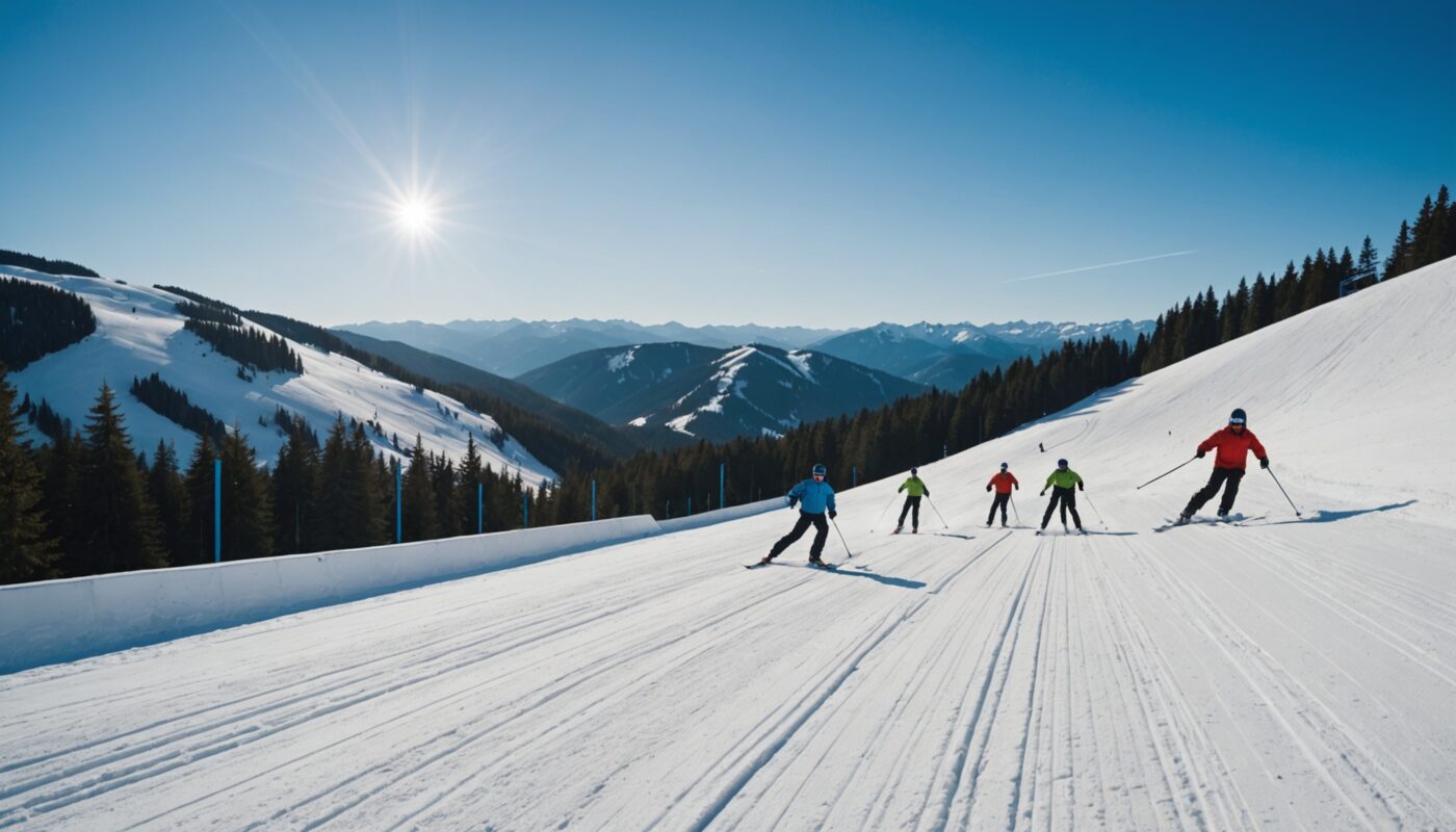 Le « Dry Ski » : découvrir le ski toute l'année grâce aux pistes synthétiques