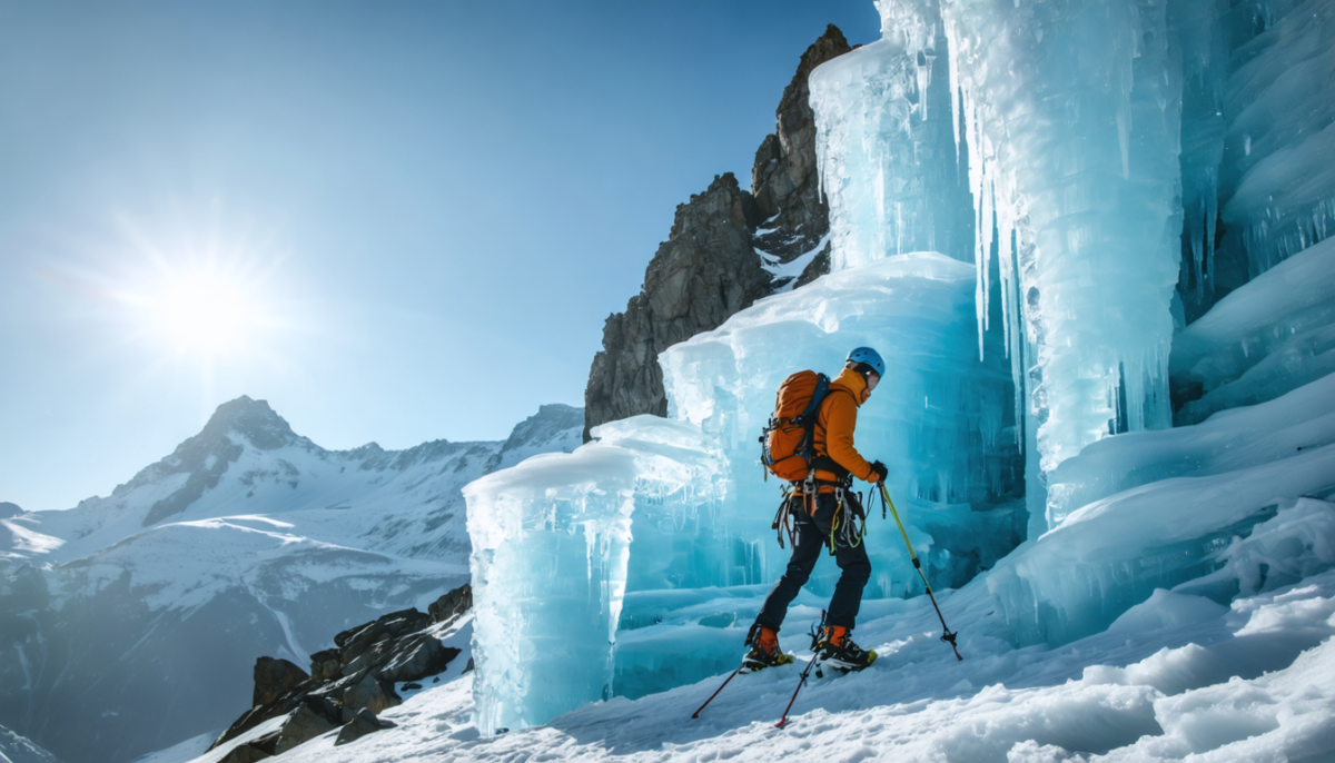découvrez les « ice flutes » en alpinisme : apprenez comment ils se forment et maîtrisez les techniques essentielles pour les escalader en toute sécurité.