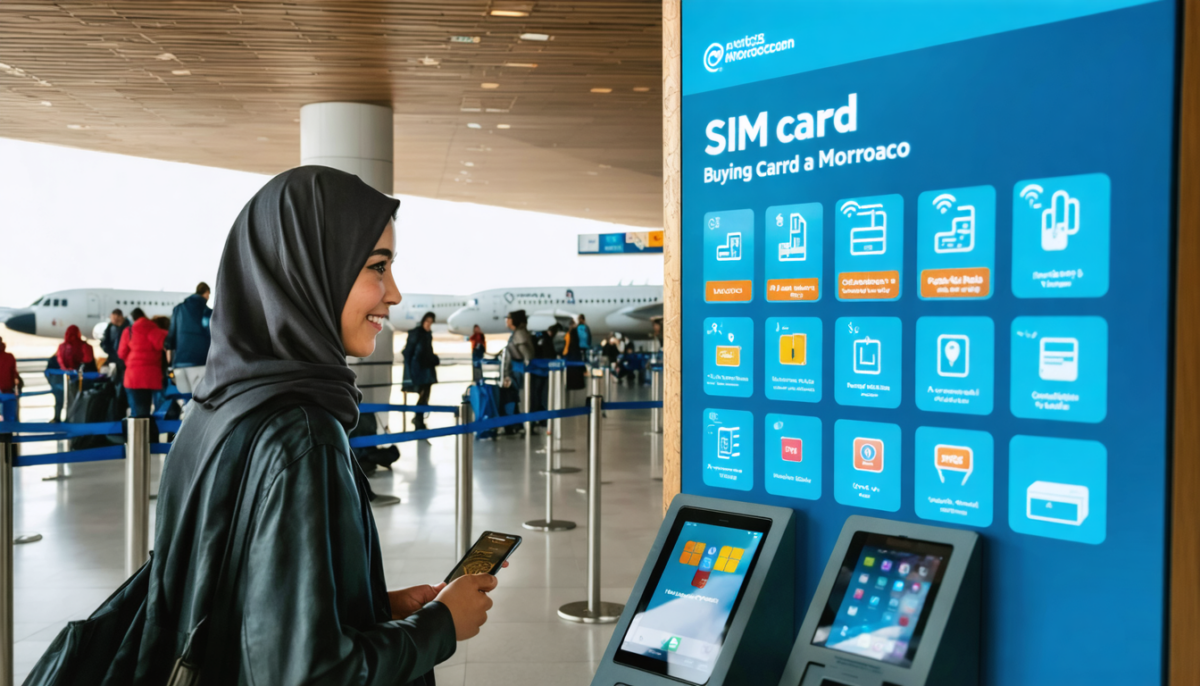 découvrez notre guide pratique pour acheter une carte sim à l'aéroport au maroc : comparez les tarifs, choisissez parmi les opérateurs et suivez nos conseils pour une utilisation optimale et en toute sécurité.