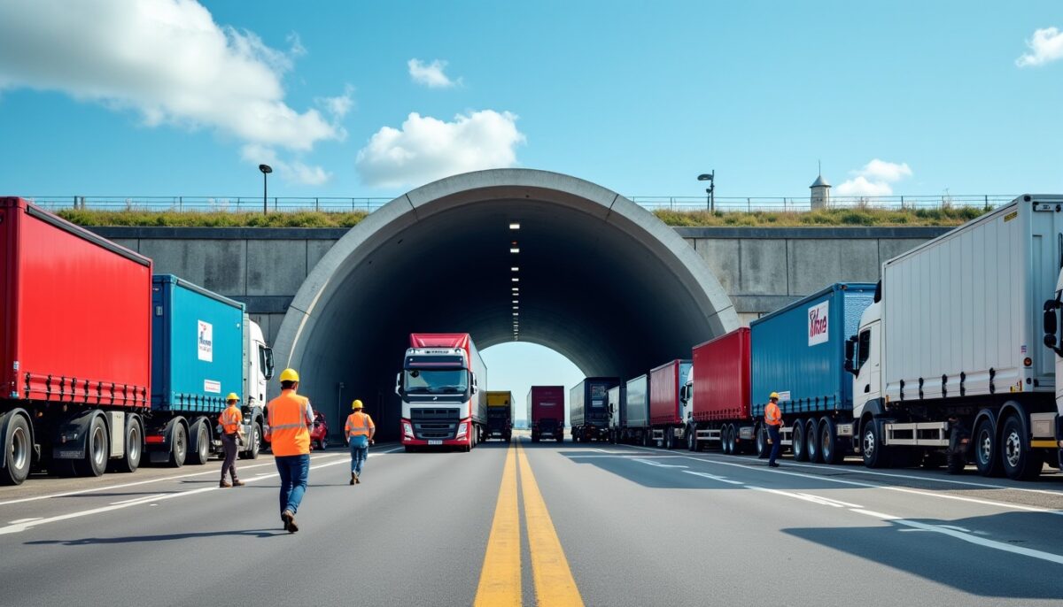 Tunnel sous la Manche : tout savoir sur les tarifs camion et la logistique du fret
