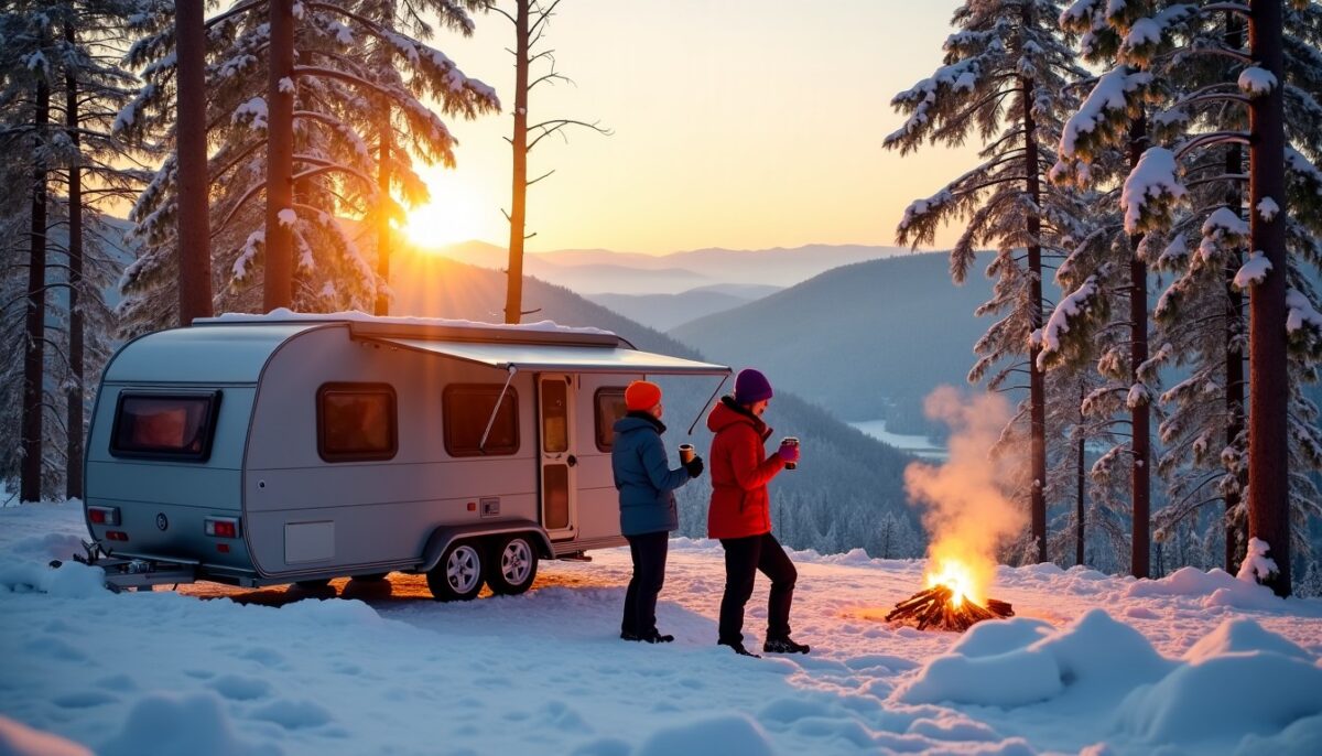 Caravaneige dans les Vosges : guide complet pour camper en hiver et les meilleurs spots à découvrir